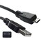 Cable Wholesale Micro Usb 2.0 Cable, Black, Type A Male - Micro-B Male, 6 Foot